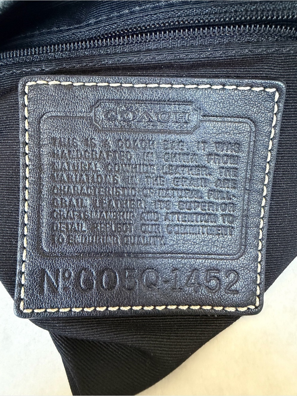 Coach Soho Slim Duffel Bag Black Leather 1452 - Picture 2 of 5